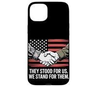 They Stood for Us We Stand for Them Journée des anciens combattants Coque pour iPhone 15 Plus