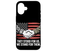 They Stood for Us We Stand for Them Journée des anciens combattants Coque pour iPhone 16