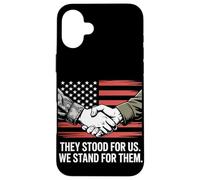 They Stood for Us We Stand for Them Journée des anciens combattants Coque pour iPhone 16 Plus