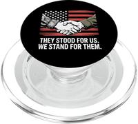 They Stood for Us We Stand for Them Journée des anciens combattants PopSockets PopGrip pour MagSafe
