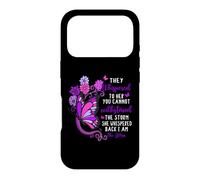 They Whispered You Cannot Withstand Storm Women Im The Storm Coque pour iPhone 17 Pro