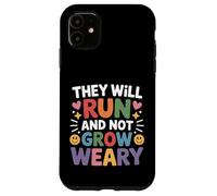 They Will Run and Not Grow Weary Rappel biblique - Coque pour iPhone 11