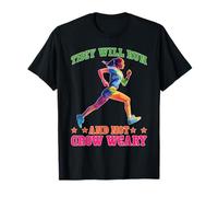 They Will Run and Not Grow Weary Rappel de la Bible T-Shirt