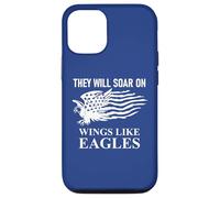 They Will Soar Wings Like Eagle Christian Isaiah 40:31 Bible Coque pour iPhone 12/12 Pro