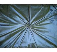 They Yard Silks Tissu taffetas 100 % pure soie irisé Bleu x vert 137,2 cm de large