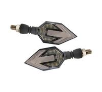 THGKL Clignotant Clignotant De Moto Universel, Voyant D'avertissement Électrique Pour, D'eau Courante, Indicateur Direction(Turquesa)