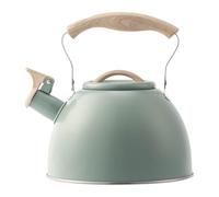 Thi Chiliging Keptle - 3l Top Kettle | Teapot Teapot De Telettle En Acier Inoxeds | Toetop À Thé Vintage Kettle | Poignée À L'épreuve De La Chaleur | Poignée Ergonomique, Accessoires De Cuisine,