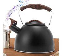 Thi Chiliging Keptle - 3l Top Kettle | Teapot Teapot De Telettle En Acier Inoxeds | Toetop À Thé Vintage Kettle | Poignée À L'épreuve De La Chaleur | Poignée Ergonomique, Accessoires De Cuisine,