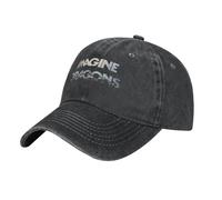 ThicC Casquette de Dragons Pop Rock Band baseball de cowboy réglable pour adulte protection solaire chapeaux de camionneur noirs