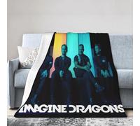 ThicC Dragons Pop Rock Band Couvertures légères en Polaire Douce, couvertures douillettes pour canapé, lit 150 x 125 cm