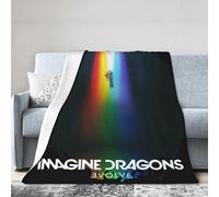 ThicC Dragons Pop Rock Band Couvertures légères en Polaire Douce, couvertures douillettes pour canapé, lit 200 x 150 cm