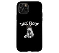 Thicc Floof Funny Cat pour Homme et Femme. Coque pour iPhone 11 Pro