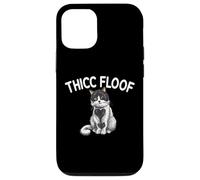 Thicc Floof Funny Cat pour Homme et Femme. Coque pour iPhone 12/12 Pro