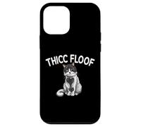 Thicc Floof Funny Cat pour Homme et Femme. Coque pour iPhone 12 Mini