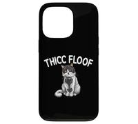 Thicc Floof Funny Cat pour Homme et Femme. Coque pour iPhone 13 Pro