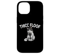 Thicc Floof Funny Cat pour Homme et Femme. Coque pour iPhone 14