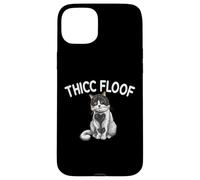 Thicc Floof Funny Cat pour Homme et Femme. Coque pour iPhone 15 Plus