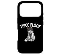 Thicc Floof Funny Cat pour Homme et Femme. Coque pour iPhone 17 Pro