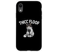Thicc Floof Funny Cat pour Homme et Femme. Coque pour iPhone XR
