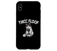 Thicc Floof Funny Cat pour Homme et Femme. Coque pour iPhone XS Max