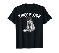 Thicc Floof Funny Cat pour Homme et Femme. T-Shirt