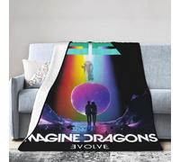 ThicC Imagine%Band Dragons Pop Rock Couvertures légères en Polaire Douce, couvertures douillettes pour canapé, lit 200 x 150 cm