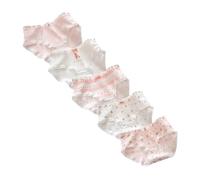 ThiCc Lot de 5 culottes kawaii en coton pour adolescentes - Culotte en coton avec bordure en dentelle florale mignonne de style japonais confortable et ultra doux, multicolore, L(43-52kg)