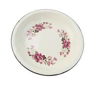 Thick Enamel Plate, Classic Fruit, 19.5/24 Cm, Large Cutlery, Garden, Enameled Kitchen Plates(24cm-C)