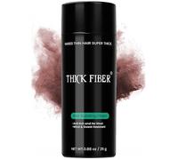 Thick Fiber - Flacon de fibres capillaires pour cheveux clairsemés, rendez les cheveux plus épais en quelques secondes, pour homme et femme, 25 g, auburn