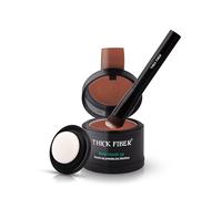 THICK FIBER Poudre de retouche de racine, poudre de couverture de racine pour cheveux fins - Ensemble correcteur de perte de cheveux résistant à l'eau et à la sueur avec poudre de cheveux pour cheveux