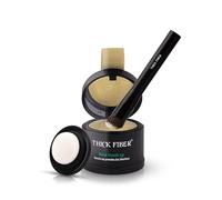 THICK FIBER Poudre de retouche de racine, poudre de couverture de racine pour cheveux fins - Ensemble correcteur de perte de cheveux résistant à l'eau et à la sueur avec poudre de cheveux pour cheveux