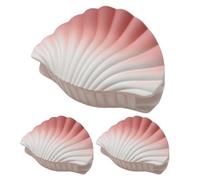 Thick Hair Claw Clips, Seashell Gradient Design, 3 Piece Fashion Accessory Set, Strong Hold Grip, Hair Styling Tool for Hiking, Beach, Wedding, Concert, Travel, 3.94x2.56x1.97 inch