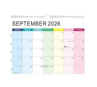 Thick Paper Monthly Planner - Jan 2026 to June 2027 Desk Wall Calendar - Calendar 2026-2027 - for Home Office School Appointment Academic Schedule Planning Christmas New Year