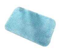 Thick Plush Bath Rug, Soft Absorbent Bathroom Mat, Non Slip Shower Carpet | Premium polyester microfiber features superior water absorption for bathroom floors Blue 40x60cm