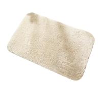 Thick Plush Bath Rug, Soft Absorbent Bathroom Mat, Non Slip Shower Carpet | Premium polyester microfiber features superior water absorption for bathroom floors Light Yellow 40x60cm