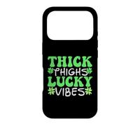 Thick Thighs Lucky Vibes | St Patricks Day Coque pour iPhone 17 Pro
