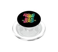 Thick Thighs R&B Vibes Retro PopSockets PopGrip pour MagSafe
