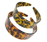 Thick Tortoise Shell Headband with Teeth for Women 1.5in No Slip Wide Retro Plastic Headbands Retro Tortoiseshell Hair Accessories (E)