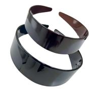 Thick Tortoise Shell Headband with Teeth for Women 1.5in No Slip Wide Retro Plastic Headbands Retro Tortoiseshell Hair Accessories (F)