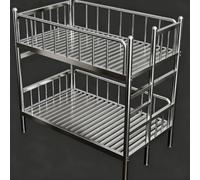Thickened 304 Stainless Steel Bunk Bed, Double-decker Bed(B,2*1.2M)