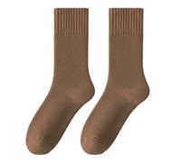 Thickened Plush Socks for Men, Thermal Fleece Lined Winter Crew Socks | Soft polyester fleece material, provides superior warmth, ideal for winter outdoor activities