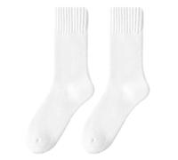 Thickened Plush Socks for Men, Thermal Fleece Lined Winter Crew Socks | Soft polyester fleece material, provides superior warmth, ideal for winter outdoor activities