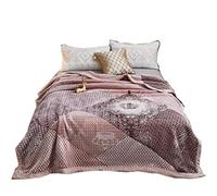Thickened Raschel Blanket Double Embossed Blanket Wedding Blanket Winter Double Warm Bed Sheet Blanket (Color : A Size : 200 * 230cm) (B 200 * 230cm)