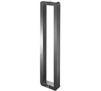 Thickened Stainless Steel Door Pulls for Metal/Glass/Tempered/Wooden Door, Modern and Simple Push Pull Door Handle(Black#2,Length 102.5cm(40.4in))