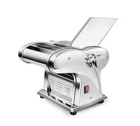 Thickness Settings for Fresh Dough Roller Press Cutter Noodle Making Machine Automatic Commercial Stainless Steel Electric Pasta Machine 6 Kinds of Thickness Adjustment Dough Machine Machine