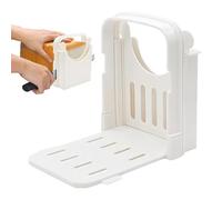 Thickness Slicer - Kitchen Loaf Cutter | Guide manuel et antislip base for precise uniform slices | Lightweight Tool for Toast Bagels, Sandwiches Cheese Ham Vegetables