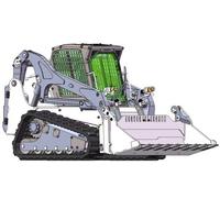 Thicon Models 58510 Kompaktlader 1:14 électrique Modèle fonctionnel RC kit à monter