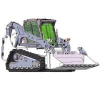 Thicon Models 58511 Kompaktlader 1:14 électrique Modèle fonctionnel RC kit à monter