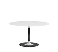 KARTELL table ronde THIERRY XXL (Blanc - Verre tremp peint et mtal)