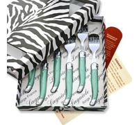 THIERS IFORGE - Coffret de 6 fourchettes laguiole ABS de couleur verte
